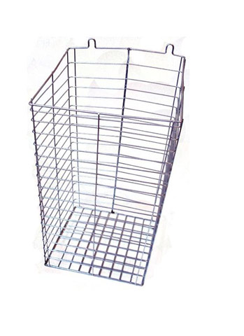 Cesto Aramado Quadrado p/ Parede 60L