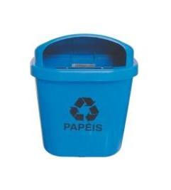 Cesto Individual p/ Coleta Seletiva 40 Ltr. (s/poste)