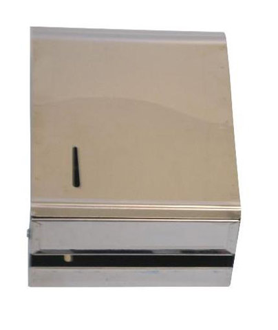 Toalheiro Americano Junior p/ Papel 20x27cm Inox [03 dobras]
