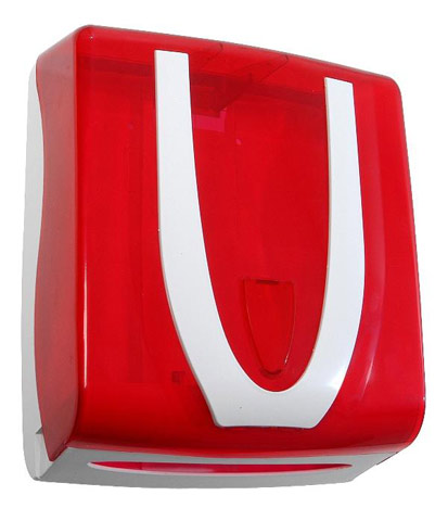 Toalheiro Unik Color em ABS p/ Papel 2 ou 3 dobras